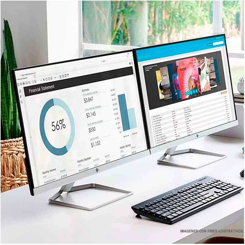 Monitor 27 Hp 27f Led Ips Full Hd 5ms 75hz Hdmi Ultra Slim 