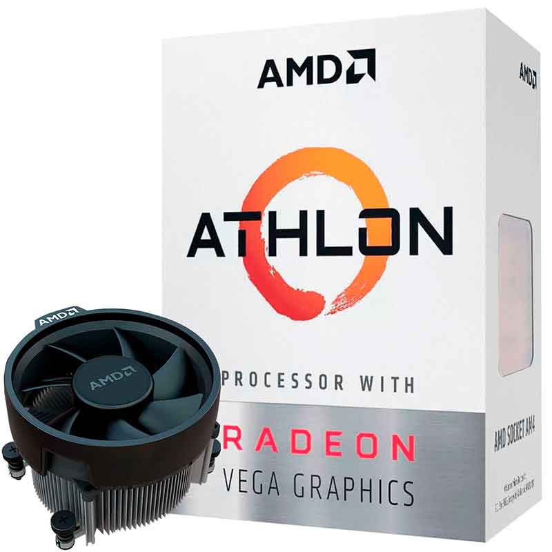 Procesador AMD ATHLON 240GE 3.5 Ghz Dual Core AM4 Radeon Vega 3 