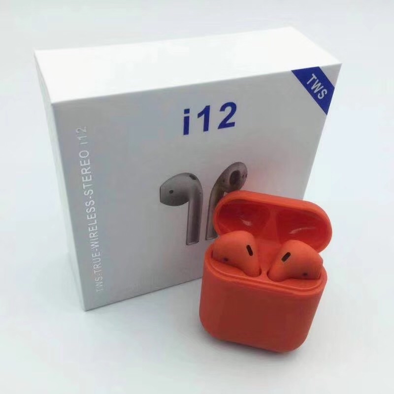 Nuevos Audifonos Bluetooth tipo Airpods i12 TWS MINI TOUCH Cargador Magnético