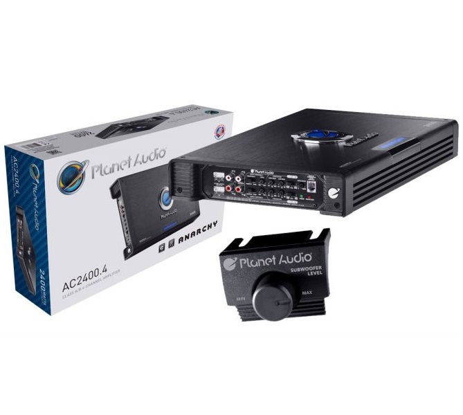Amplificador Planet Audio Ac2400.4 2400w Anarchy 4 Ch Bajos