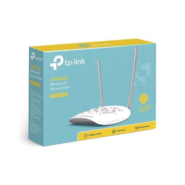 Access Point TP-LINK TL-WA801ND, 300 Mbit/s, Omni Directional, 5 dBi