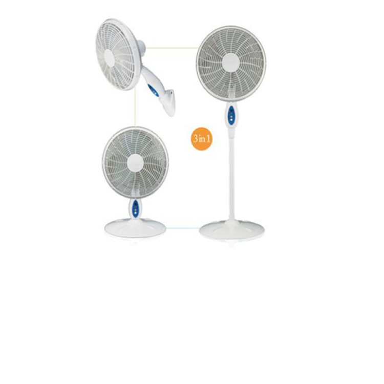 VENTILADOR MYTEK MOD. MY-3141 16" 3 EN 1 PEDESTAL, ESCRITORIO, PARED