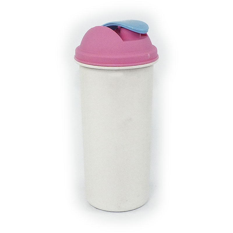 Juego de 2 vasos jugo de Plastico con Tapa 600ml - FoodKeepers