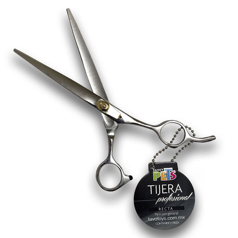 Tijeras Para Estetica Canina Kit  De 3 Pzas Recta Blender Entresacado Peluqueria De Perros
