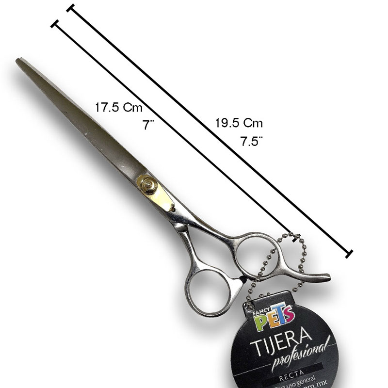 Tijeras Para Estetica Canina Kit  De 3 Pzas Recta Blender Entresacado Peluqueria De Perros