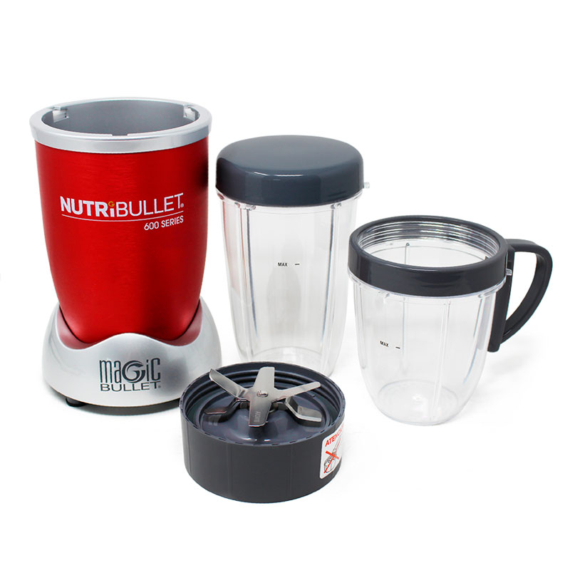 Nutribullet Magic Bullet 600 W Rojo con Accesorios 101126