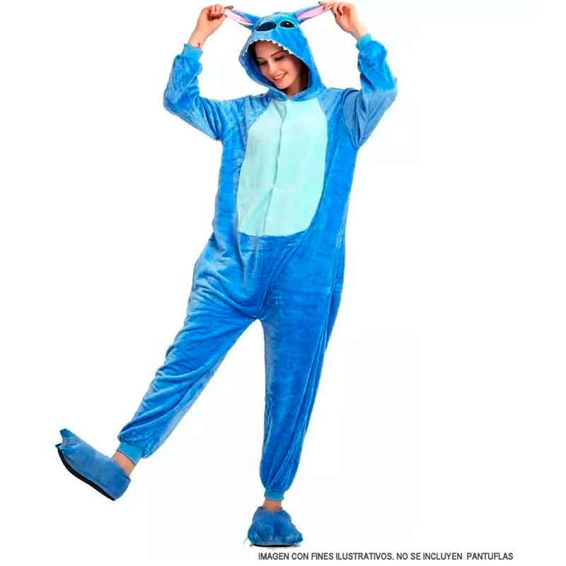 Kigurumi Mameluco Stitch Pijama para adulto invierno talla "L"