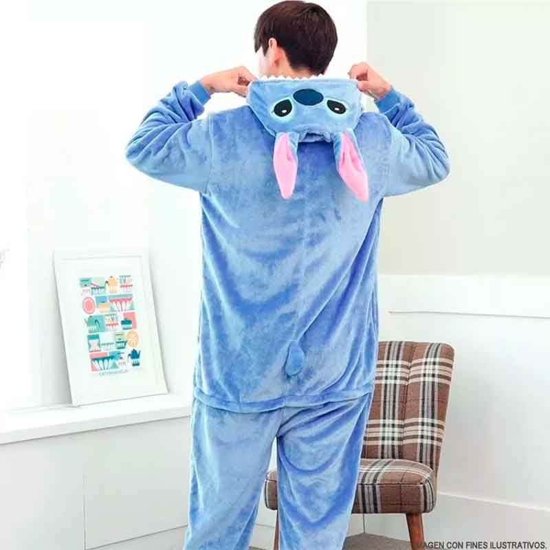 Kigurumi Mameluco Stitch Pijama para adulto invierno talla "L"