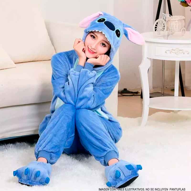 Kigurumi Mameluco Stitch Pijama para adulto invierno talla "L"