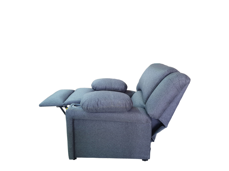 RECLINABLE SHERATON CURRY GRIS ESPACIO MUEBLES .