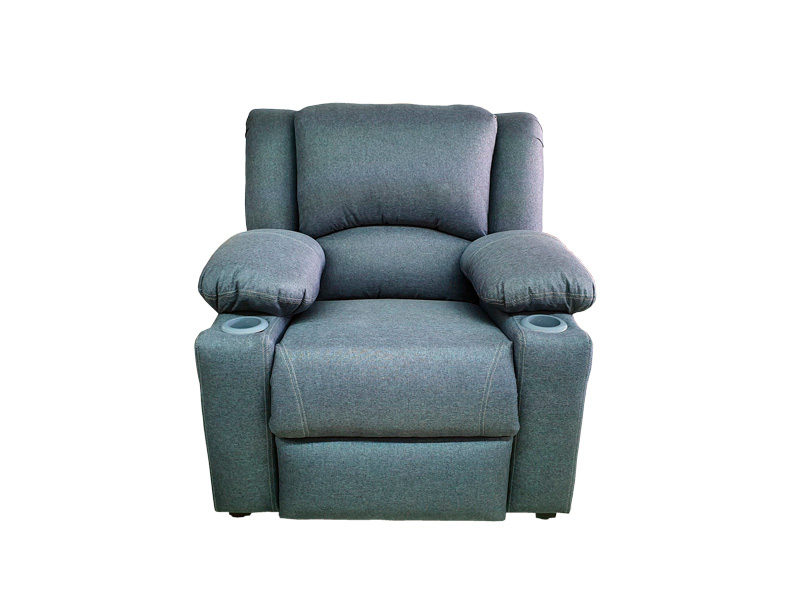 RECLINABLE SHERATON CURRY GRIS ESPACIO MUEBLES .