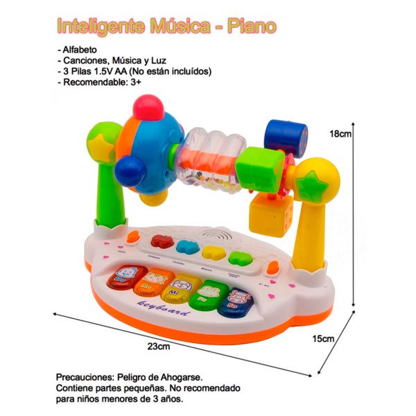 piano didactico para niños