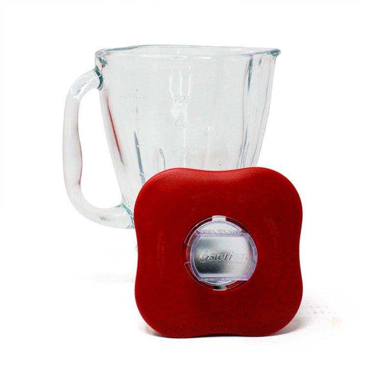 Licuadora 10 Velocidades Vaso de Vidrio Cube Roja Oster 6798-13