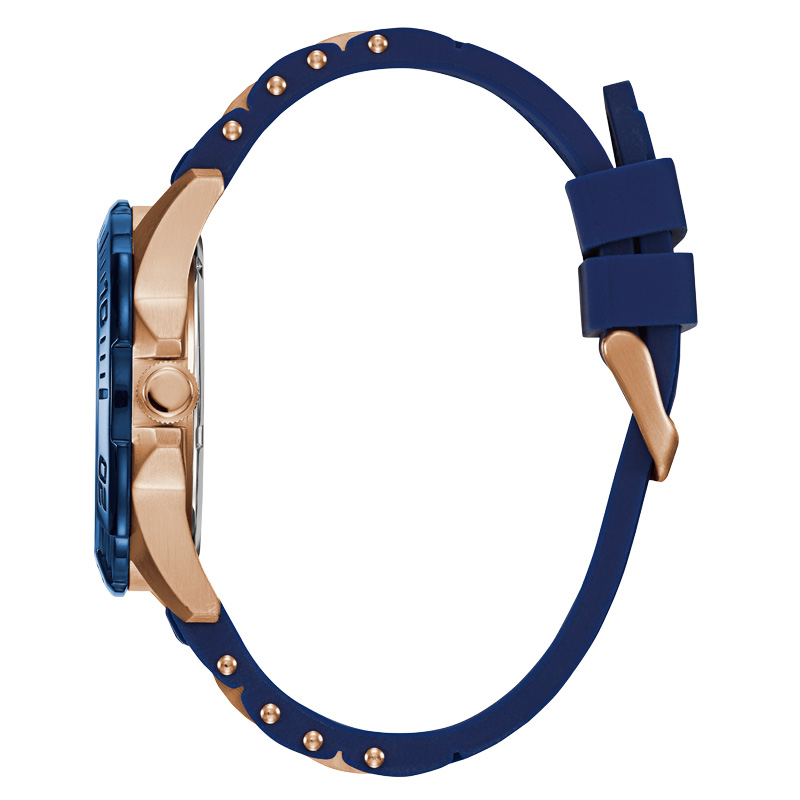 RELOJ GUESS OASIS CAB AZUL/OROROS