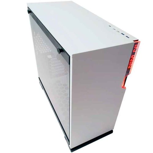 Gabinete Gamer IN WIN 101C White RGB Media Torre USB 3.1 Cristal Templado 