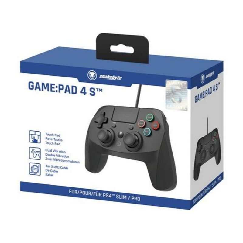 Control Game Pad Wired PS4 Negro 