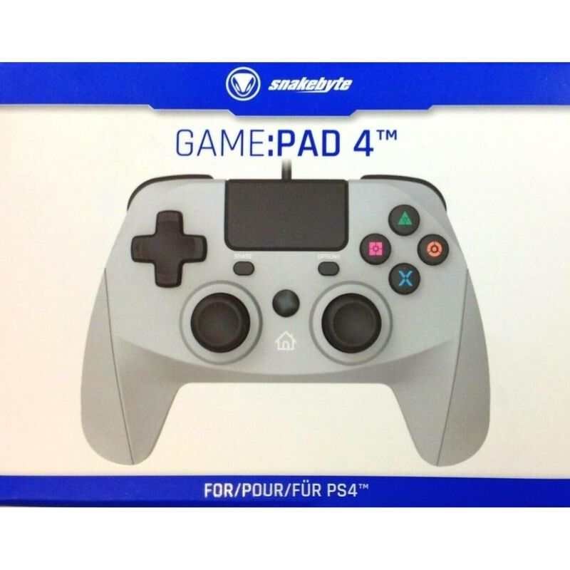  Control Wired Gamepad 4 PS4 Gris 