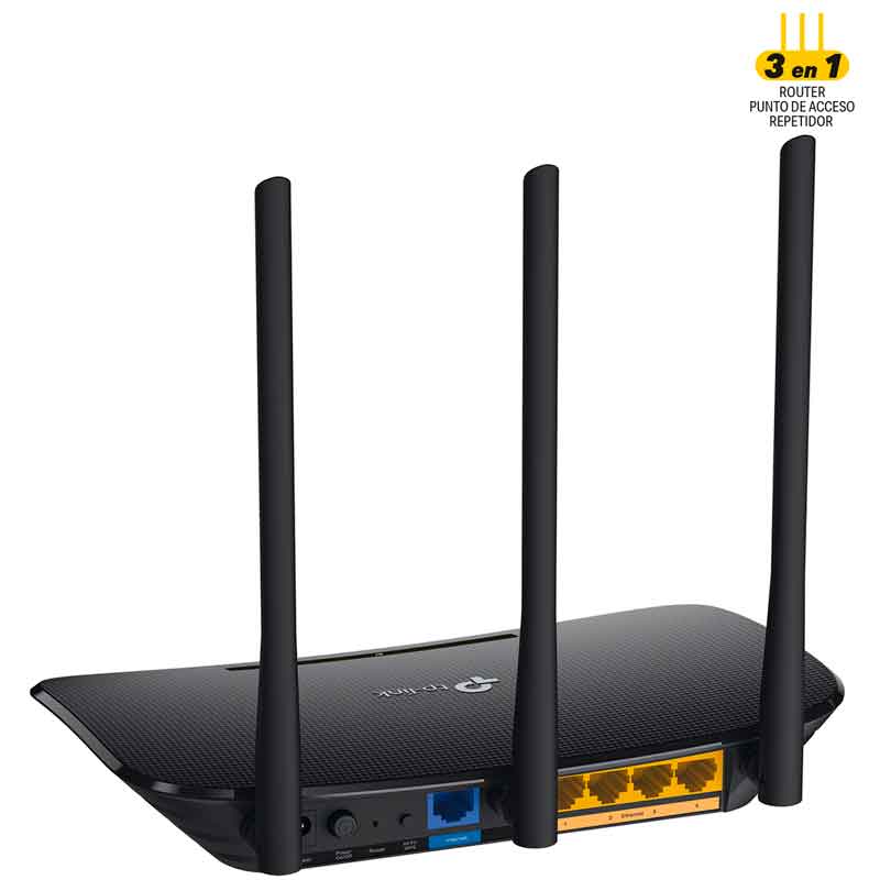 Router Inalambrico TP LINK TL WR940N N450 2.4Ghz 802.11n 450Mbps