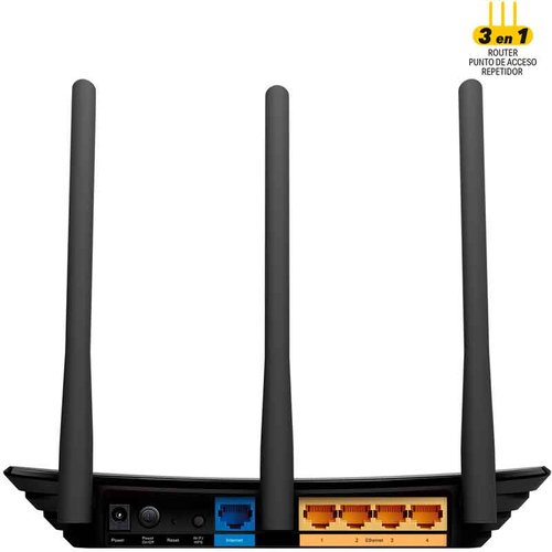 Router Inalambrico TP-LINK TL-WR940N N450 2.4Ghz 802.11n 450Mbps 