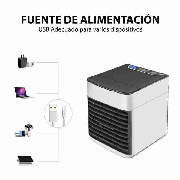 Arctic Enfriador Aire Purificador Ventilador Freezing Air