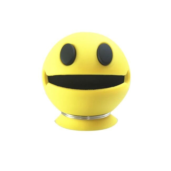 MINI BOCINA PORTATIL WAVEM C/BLUETOOTH MODELO PACMAN AMARILLO