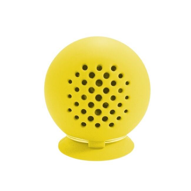 MINI BOCINA PORTATIL WAVEM C/BLUETOOTH MODELO PACMAN AMARILLO