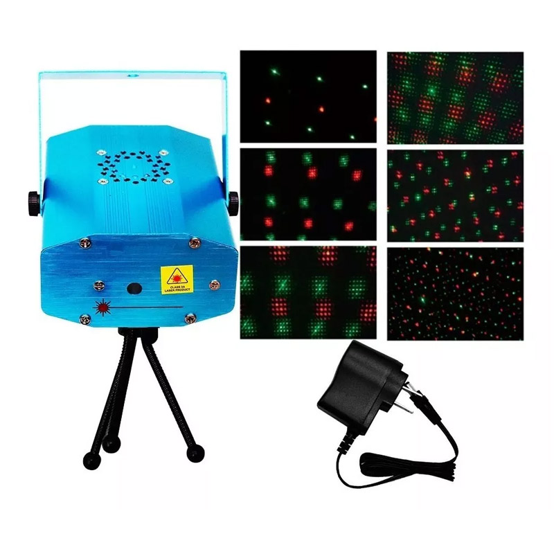 NOVEDOSO LÁSER MULTIPUNTOS DUALES CARCASA AZUL EDICIÓN ESPECIAL LUCIERNAGA