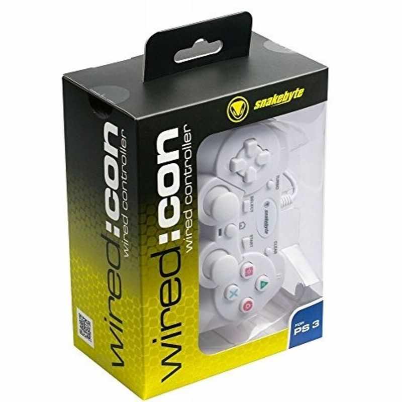 Control Snakebyte Ps3 Wired Blanco 