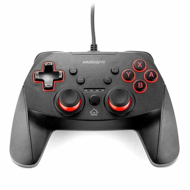 Control Nintendo Switch Alámbrico Snakebyte Gamepad S Negro