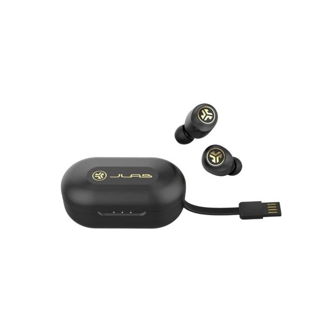 Audífonos Bluetooth Negros Con Dorado Modelo JBuds Air Icon Marca JLAB 