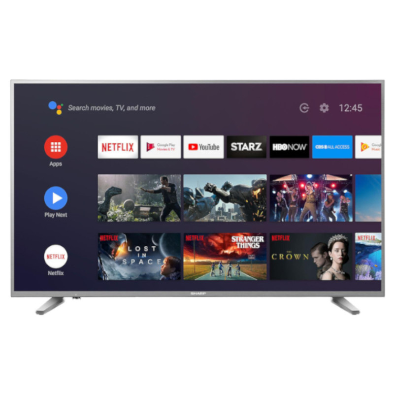 Pantalla Smart Tv Sharp 58 Lc58q620u 4k Android Tv Hdr