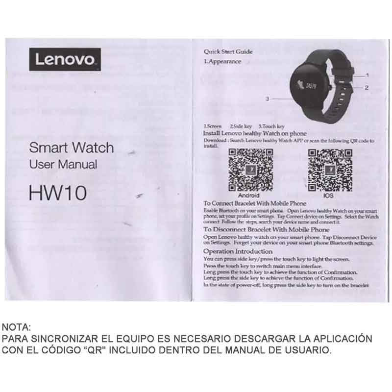 lenovo hw10 smart watch