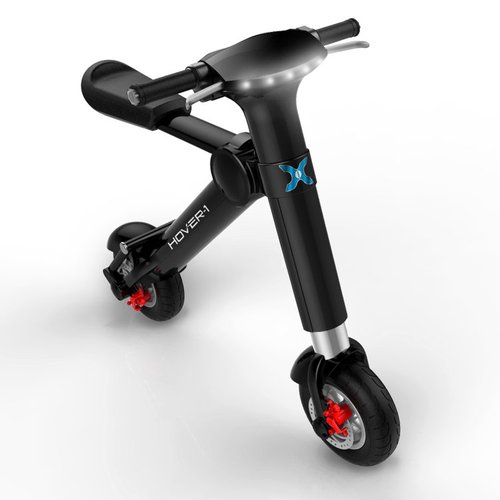 Scooter electrico HOVER-1 hy-hbke-blk, pantalla lcd digital, 20 mph, motor 250w, 36v, bateria recargable, negro (hy-hbke-blk)