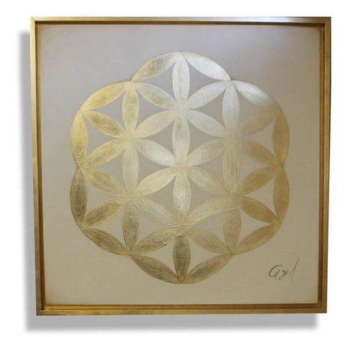 Cuadro Decorativo Mandala Oro - Kessa