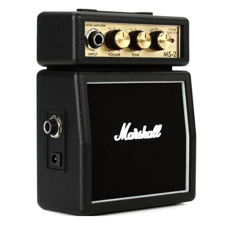 Mini Amplificador De Guitarra Marshall Ms-2 Negro