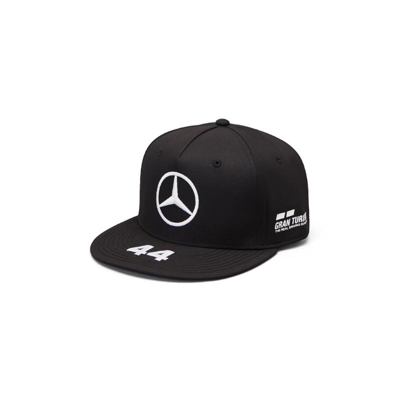 Gorra Lewis Oficial Flat Brim Mercedes Amg Petronas Nuevo