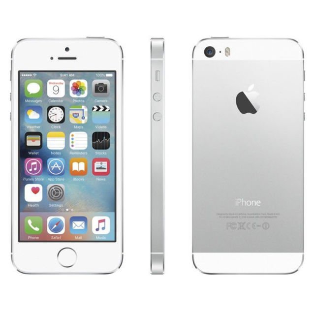 iPhone 5s de 16 gb Color Plata Liberado Reacondicionado