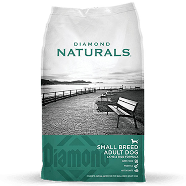 Diamond Naturals Alimento Para Perro Adulto Raza Pequeña Cordero Y Arroz 25/15 8.16 Kg