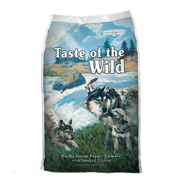 Taste of the wild Alimento para Cachorro Pacific Stream de Salmon Ahumado 27/15 2.28 kg