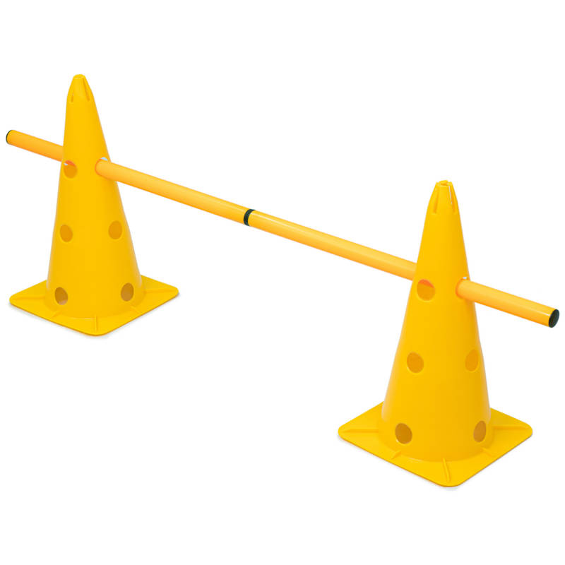 Conos con Baston Valla Altura Ajustable Soccer Obstaculo