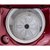 Lavadora automática Daewoo de 19 Kg  de lavado con Bajo Consumo de agua y energía color rojo  modelo DWF-DG1B386CBR1
