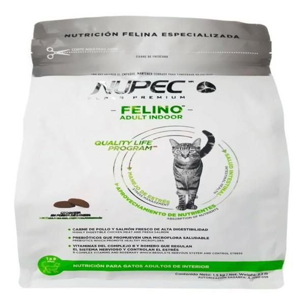 Nupec Indoor Cat Adulto 3 Kg