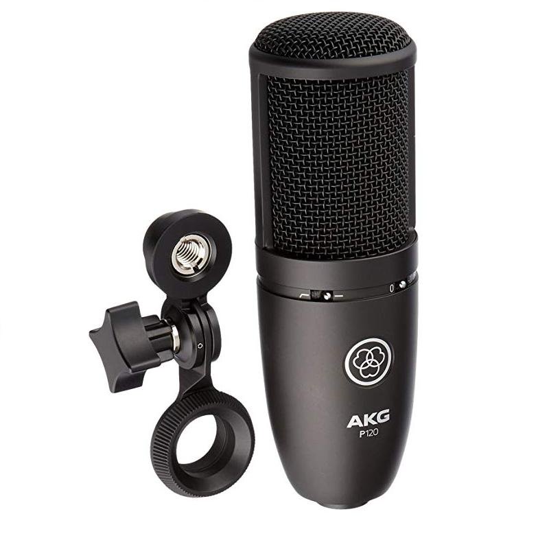 Microfono Cardioide De Condensador Para Estudio P120 Akg