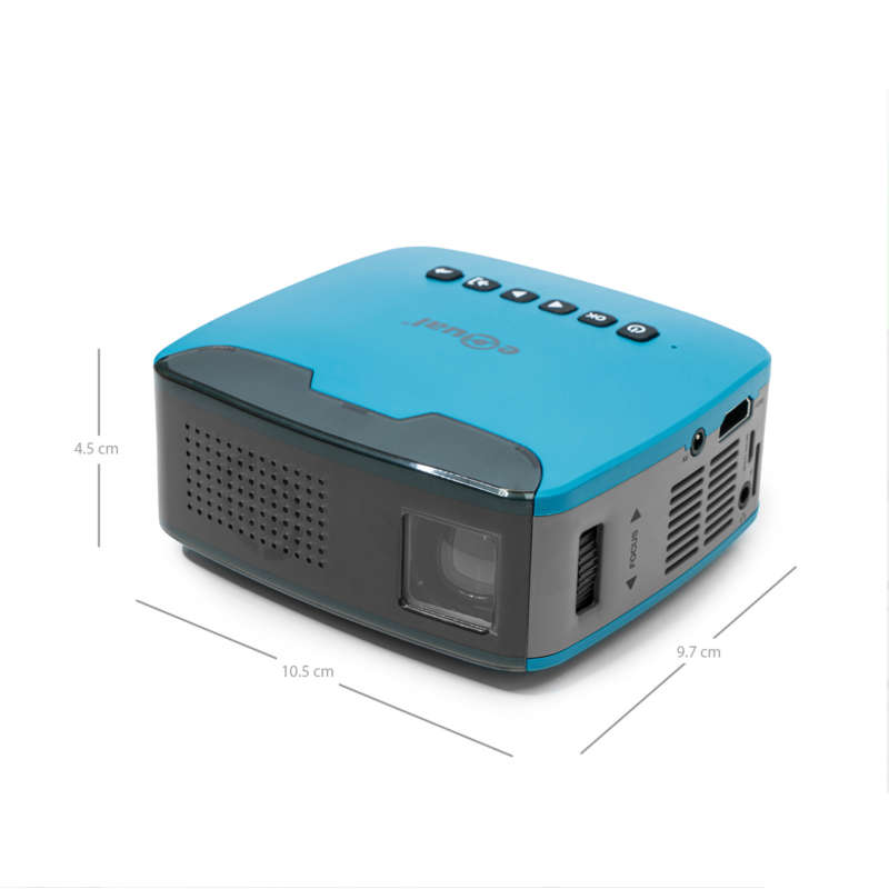 Mini-proyector Portatil con entradas HDMI Aux SD USB Aux