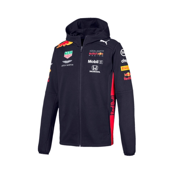 Chamarra Sudadera Con Gorro Oficial Team Red Bull Racing Nuevo