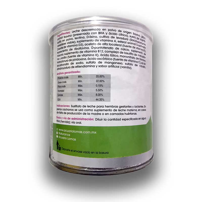 Leche Para Perro Cachorro 3 Pzs Polvo Para Preparar Naturance 450 Gr Sustituto 