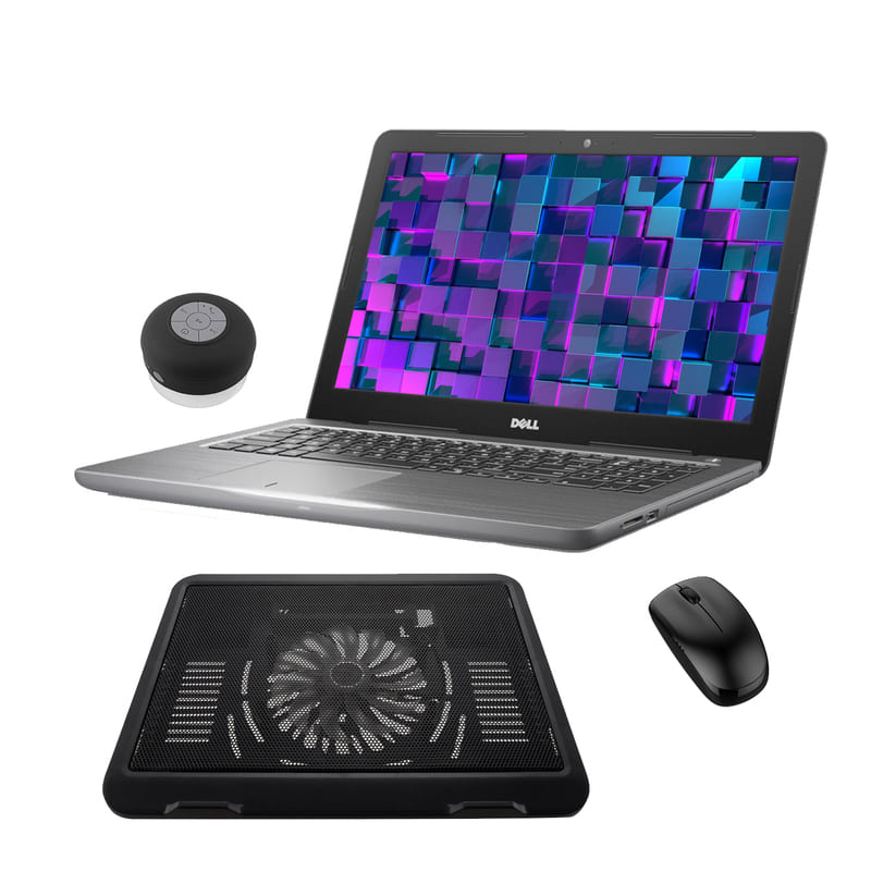 Laptop Dell Inspiron 5567 1Tb 8Gb Ram Core I5-7200U + Base Enfriadora, Mouse Y Bocina