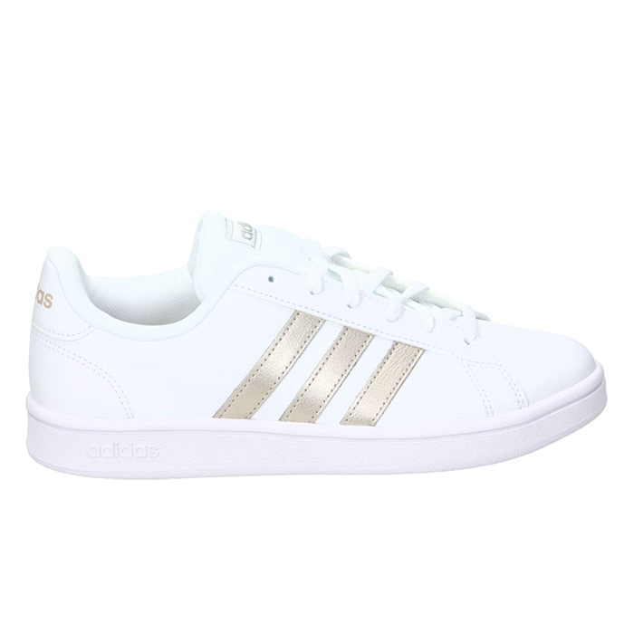 Adidas - Grand Court Base - Blanco/metalico - Dama
