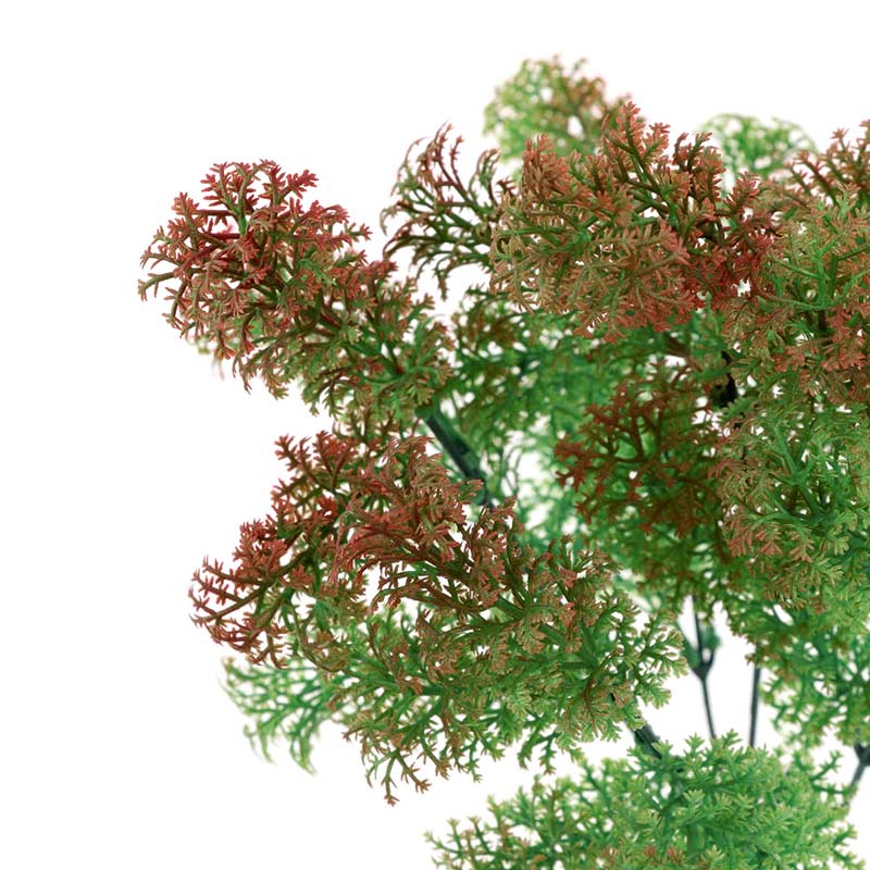 Planta Cipres Rama Pino Rojo Claro Artificial Para Decorar 78 cm de largo