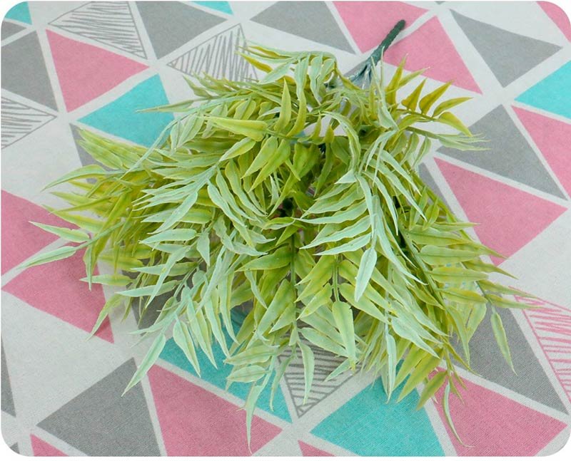 Planta Palma Bush Invierno Artificial Para Decorar 53 cm de largo